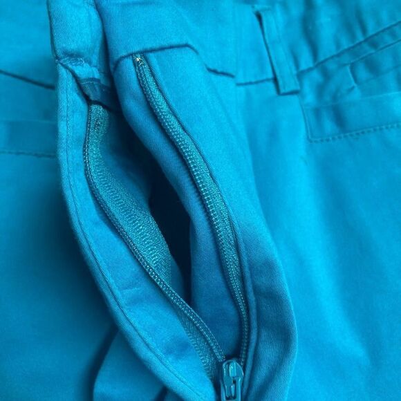 COUNTERPARTS Women’s Cropped Blue Pants Size 6 Inseam 20” - Picture 9 of 12